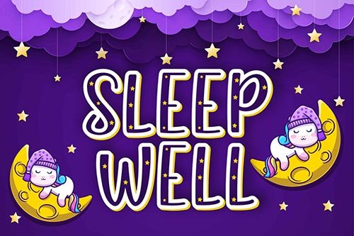 Sleep Well Display Font