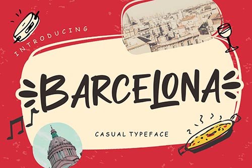 Barcelona Casual Typeface