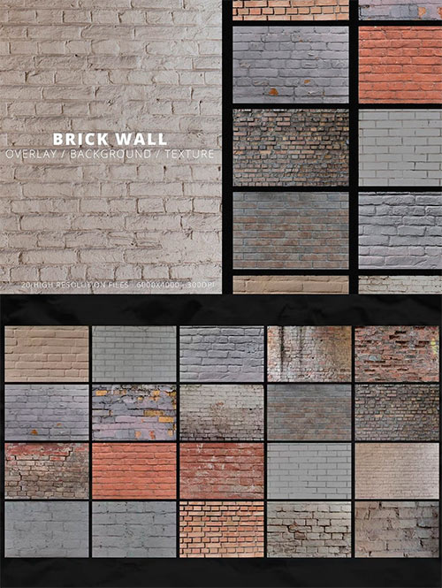 20 Old Brick Wall Texture Background H4QNYRA