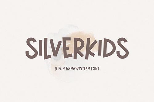 Silverkids - A Fun Handwritten Font