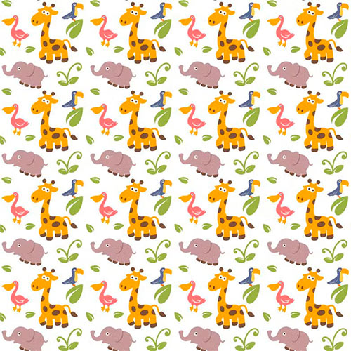 Cute Animals Seamless Pattern 295TL4V