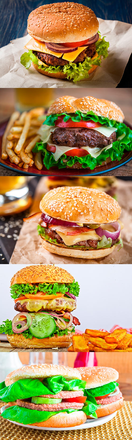 Photos - Different Burgers Set