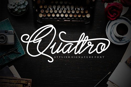 Quattro Script Font