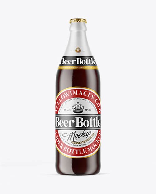 Glass Bottle Mockup 51517