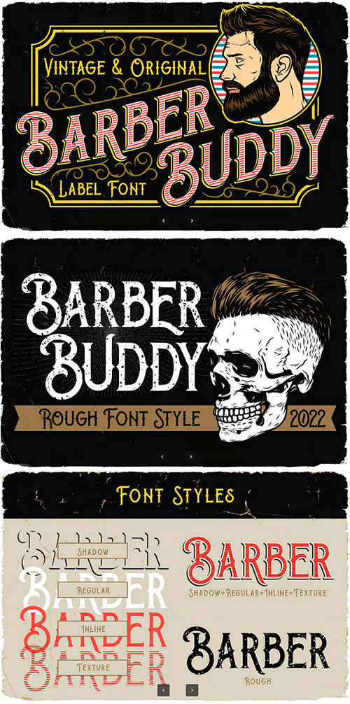 Barber Buddy Display Font R4A3TQZ