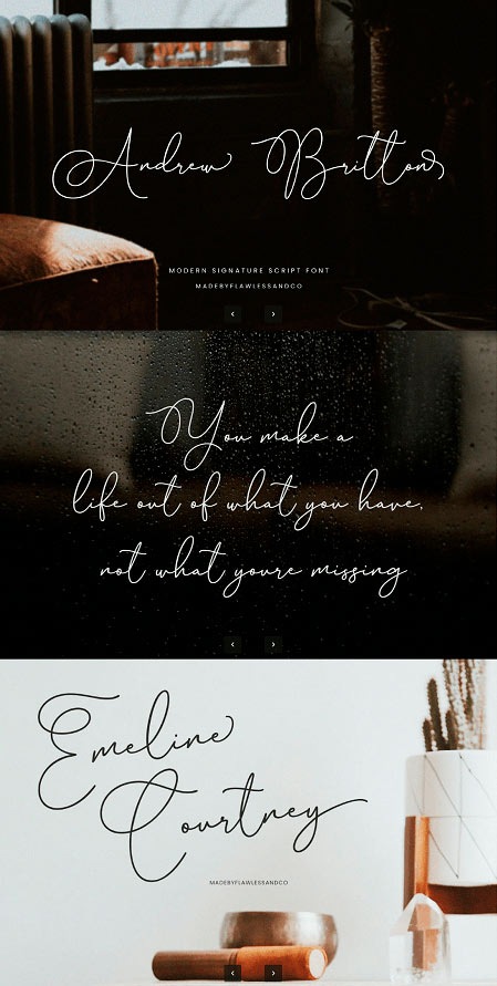 Andrew Britton - Wedding Script Font 9ULFHJC