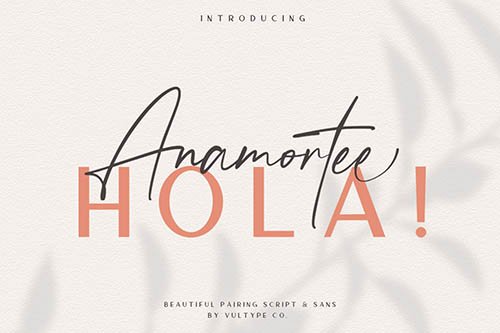 Anamortee Font Duo