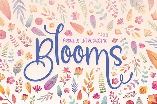 Blooms Font Family