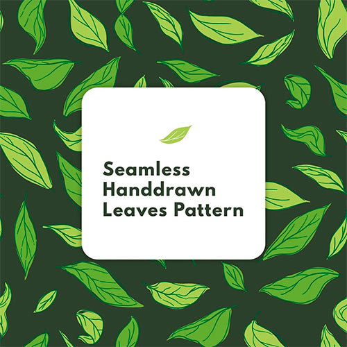 Seamless Leaves Pattern M4PY782