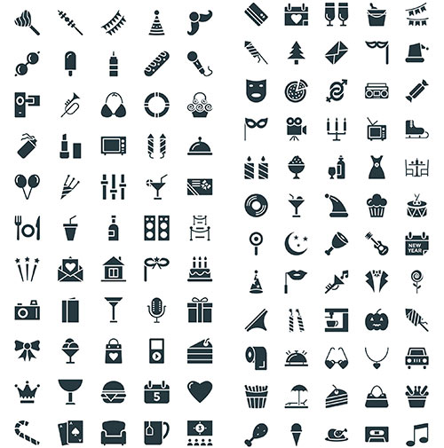 Glyph Icons - Celebration and party #04