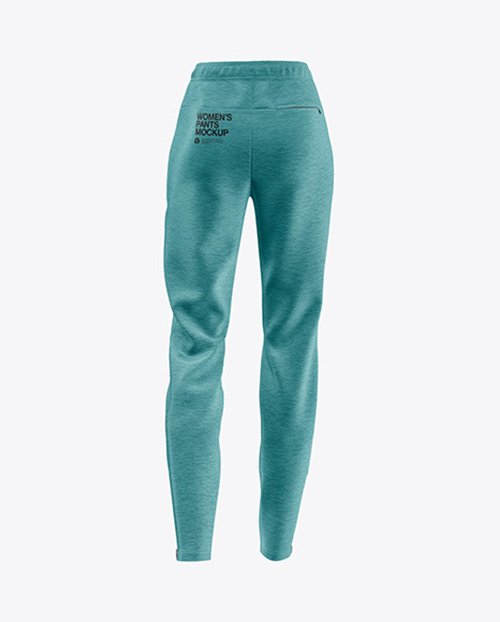 Women's Melange Pants Mockup 50428