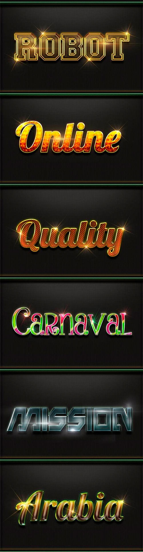 12 Photoshop Text Effect Styles 20167363