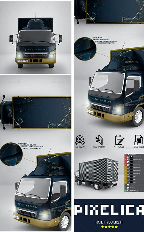 Box Truck Mockup 23680434