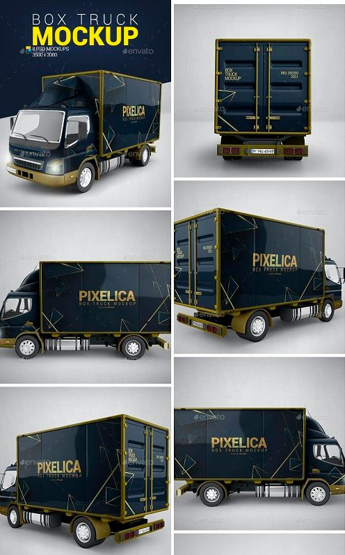 Box Truck Mockup 23680434