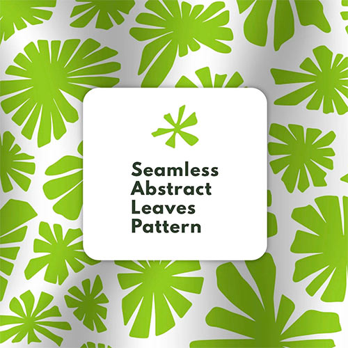 Seamless Abstract Leaves Pattern RTH9UHM