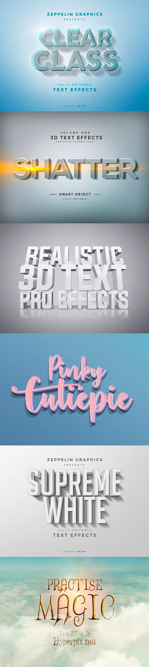 PSD Text Effect Set Part 36