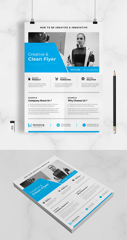 Creative & Clean Flyer 516404050