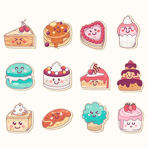 Cute Bread Sticker Collection CQMQ6LV