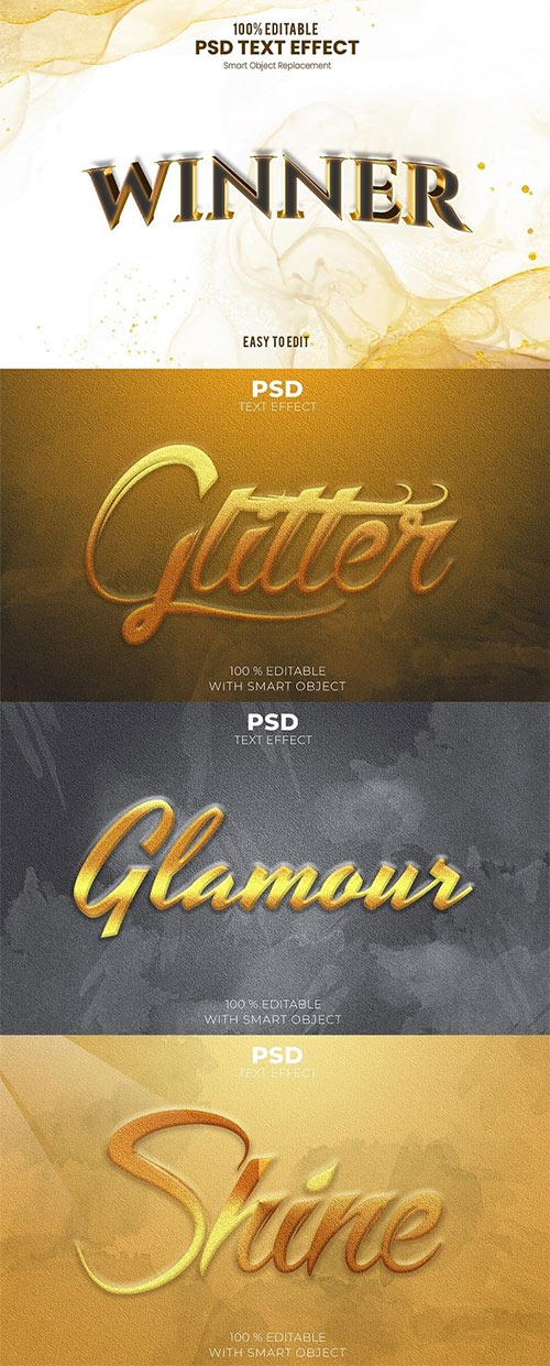 PSD Text Effect Set Part 53