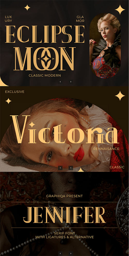 Eclipse Moon - Glamor Serif Font YX3E3YR