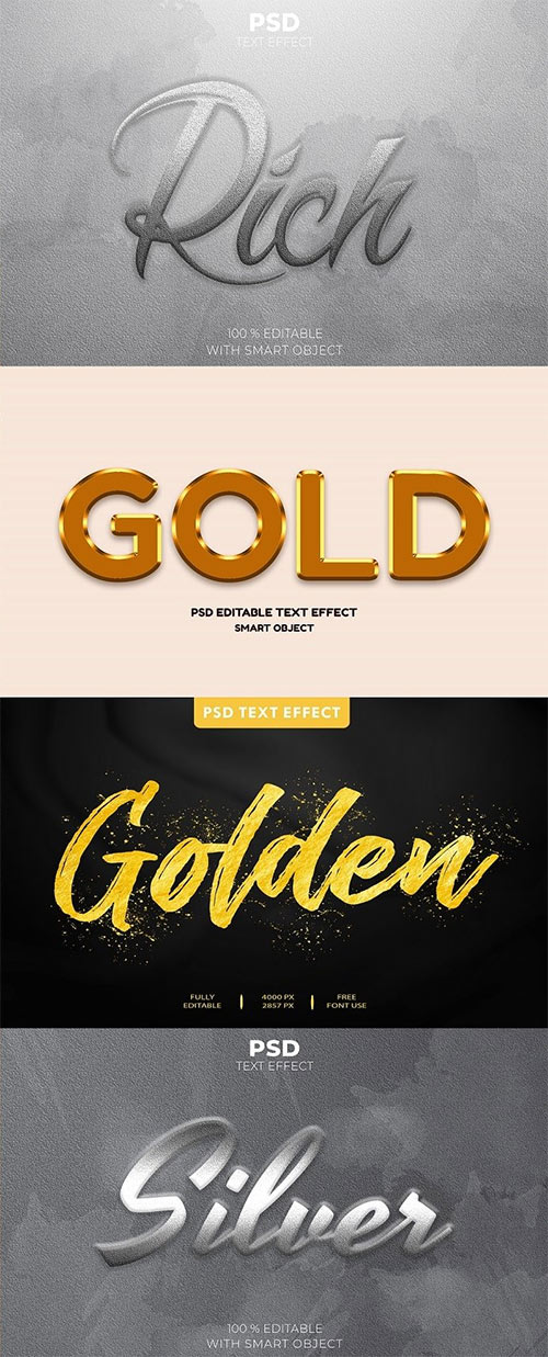 PSD Text Effect Set Part 53