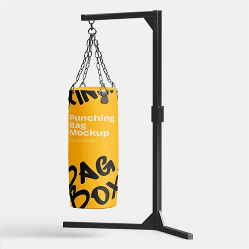 Boxing Bag Stand Mockup 3UVFQL9