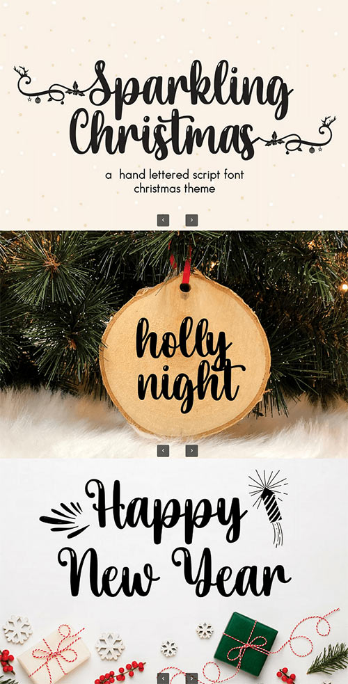 Sparkling Christmas Font 6XWX7VN