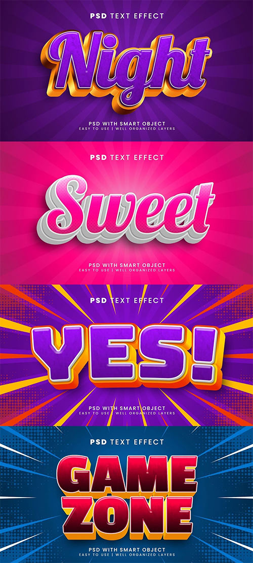 PSD Text Effect Set Part 57