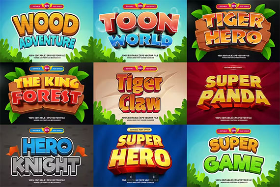 Cartoon Game Text Effect Vol. 1 NCPHM7G