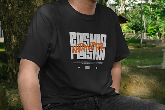 T-Shirt Front Outdoor Mockup YX6KYGC