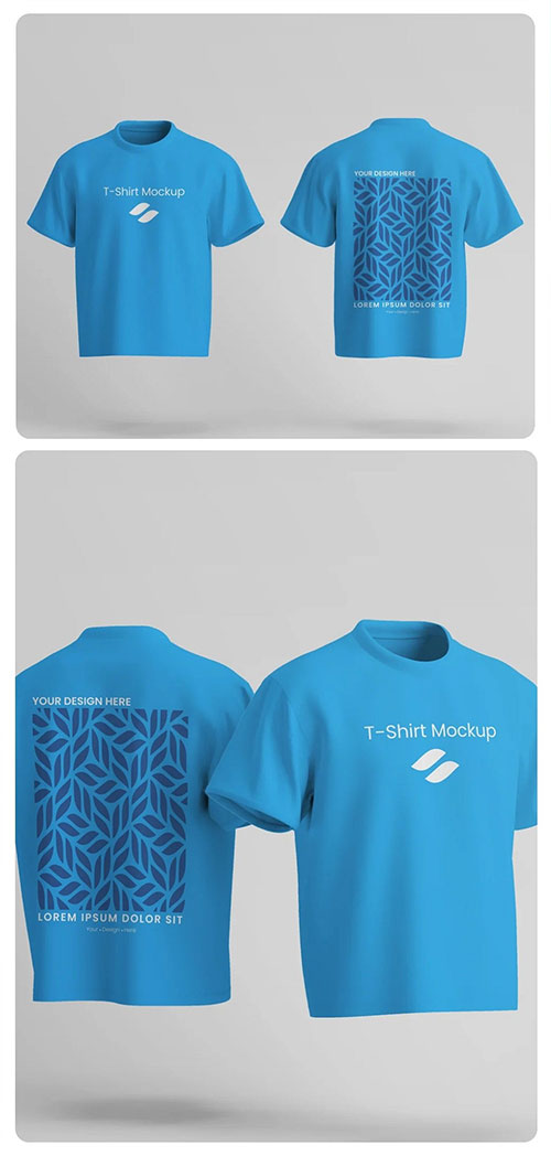 Tshirt Front & Back Mockup TTNW2DH