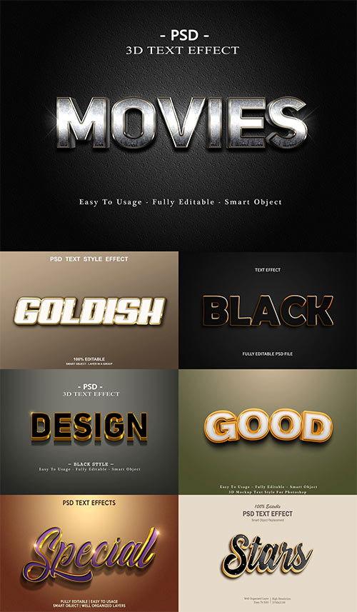 Psd text effect set vol 72