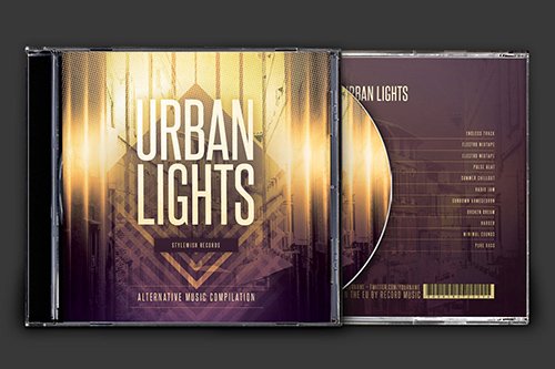 Urban Lights Album Art PSD