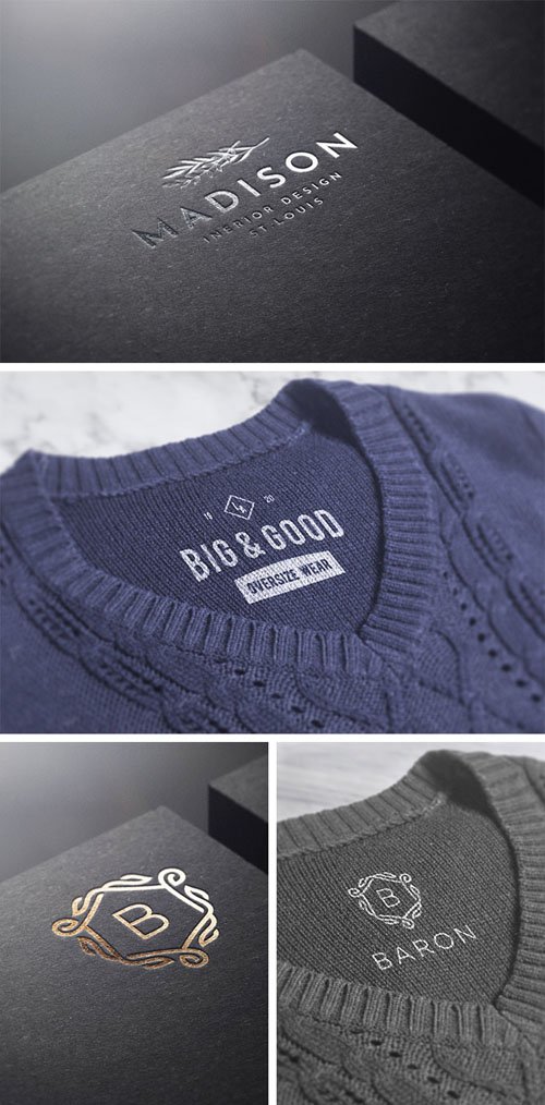 Branding Logo PSD Mockups Set