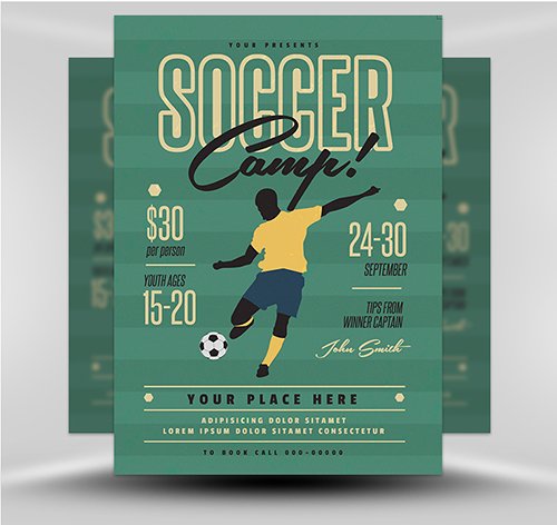 Soccer Flyer 5 PSD