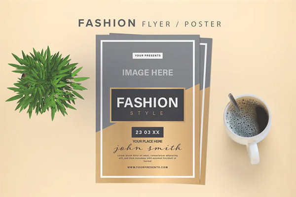 Fashion Style Flyer PSD