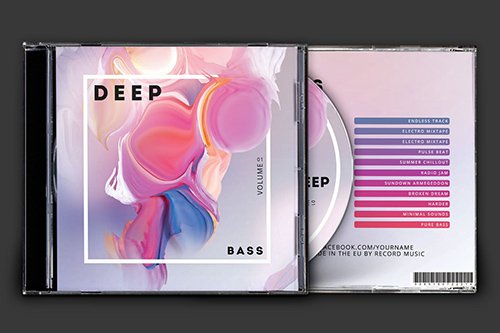 Deep Bass CD Cover Artwork PSD