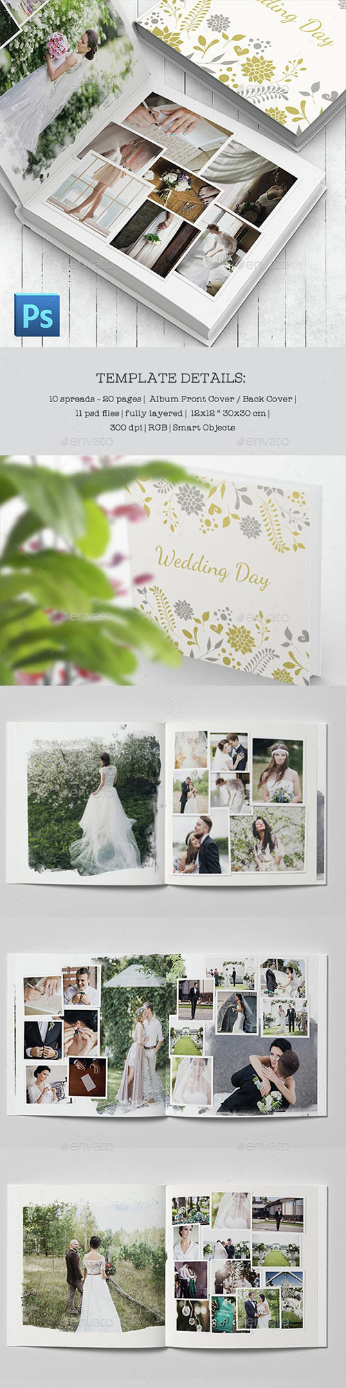 Wedding Photobook Template