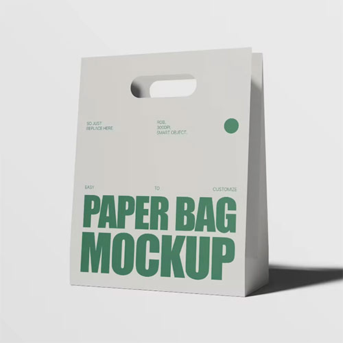 Paper Bag Packaging Mockup 004 LYS8KY5