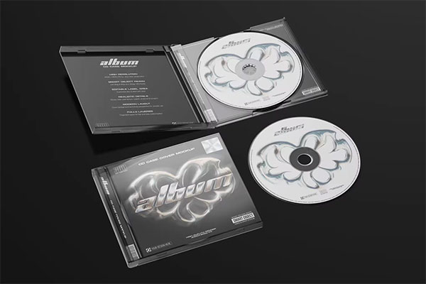 CD Album Case Mockup PTSGLP3