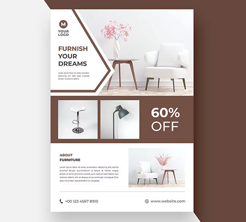 Furniture Flyer Template Design RHRWF4P