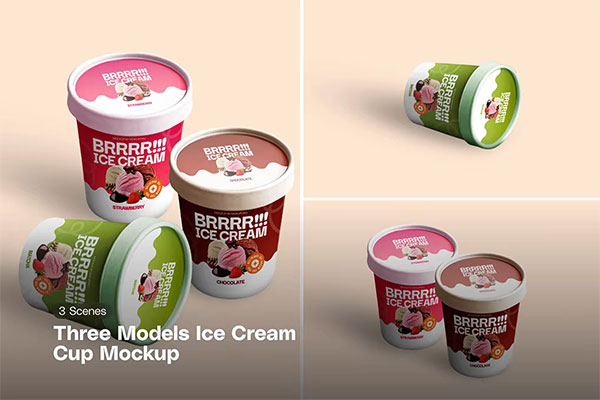Ice Cream Cup - Mockup 9ACT2SL
