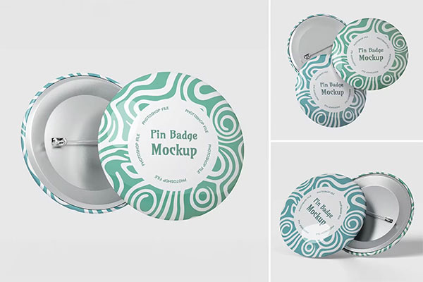 Pin Badge Mockup E8KGD5H