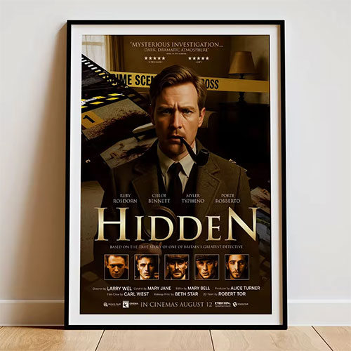 High-Quality Movie Poster Template - Customizable AYE9NZ3