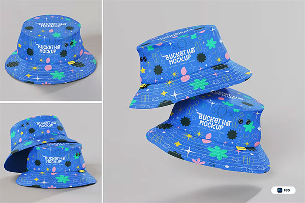 Bucket Hat Mockup QDYSFHD