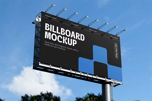 Outdor Landscape Billboard Mockup 7XTJDH4