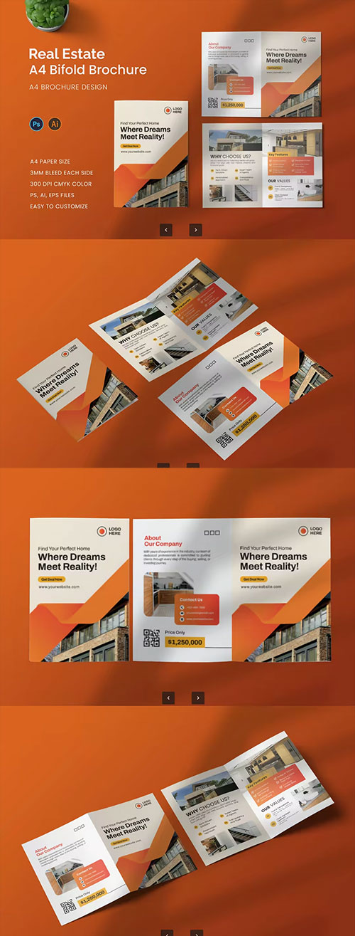 Real Estate Bifold Brochure MF6TA95