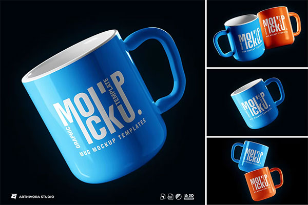 Mug Mockup Sets CAL8YFX