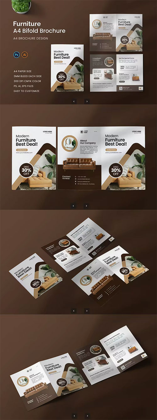 Furniture Bifold Brochure PBF2KJT