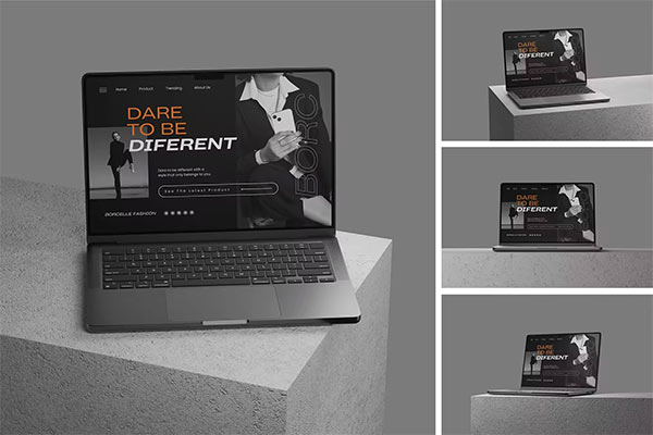 Laptop Mockup TS7UWJN
